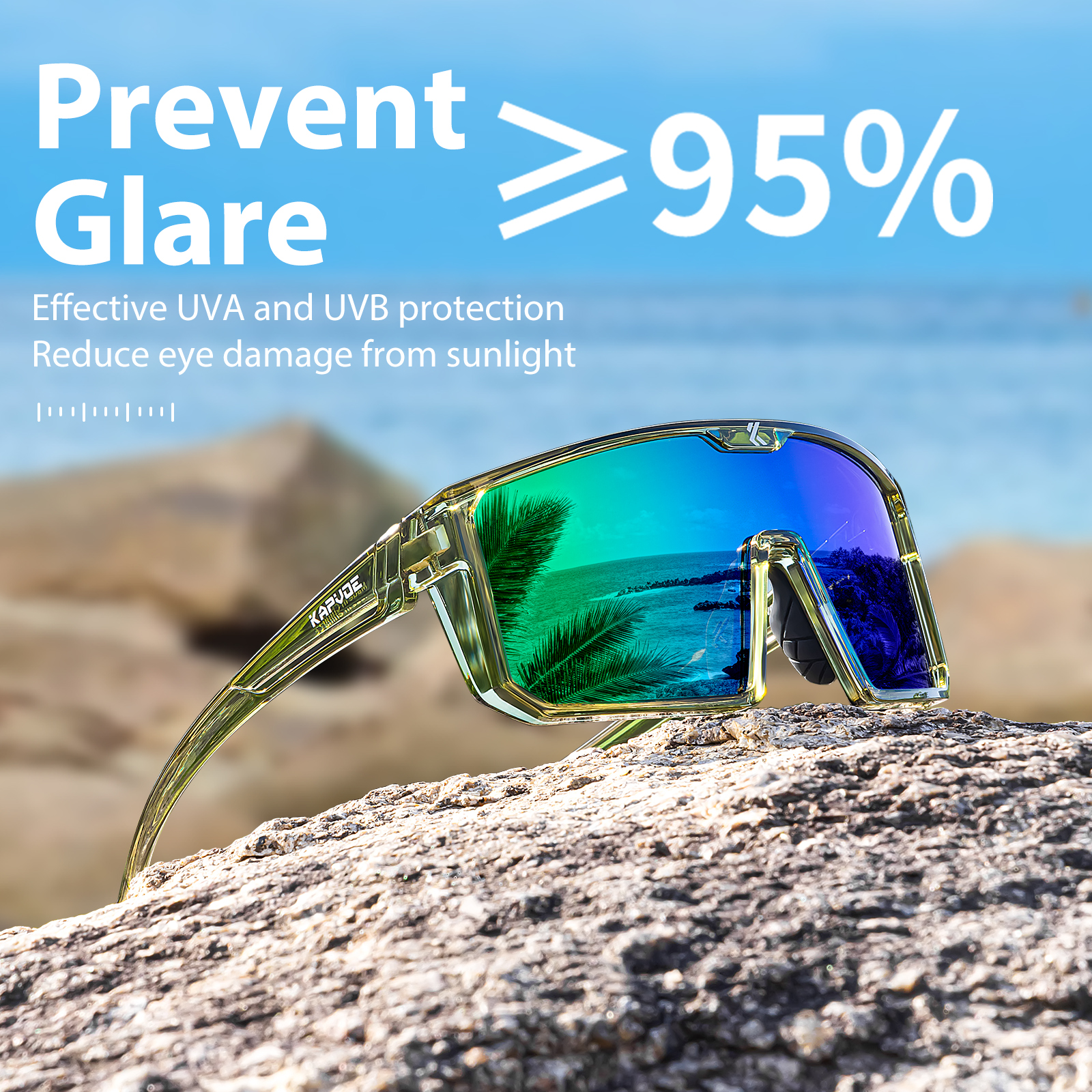 Mountain Biking Glasses - Kapvoe Hot Heren Outdoor Gepolariseerde Sport