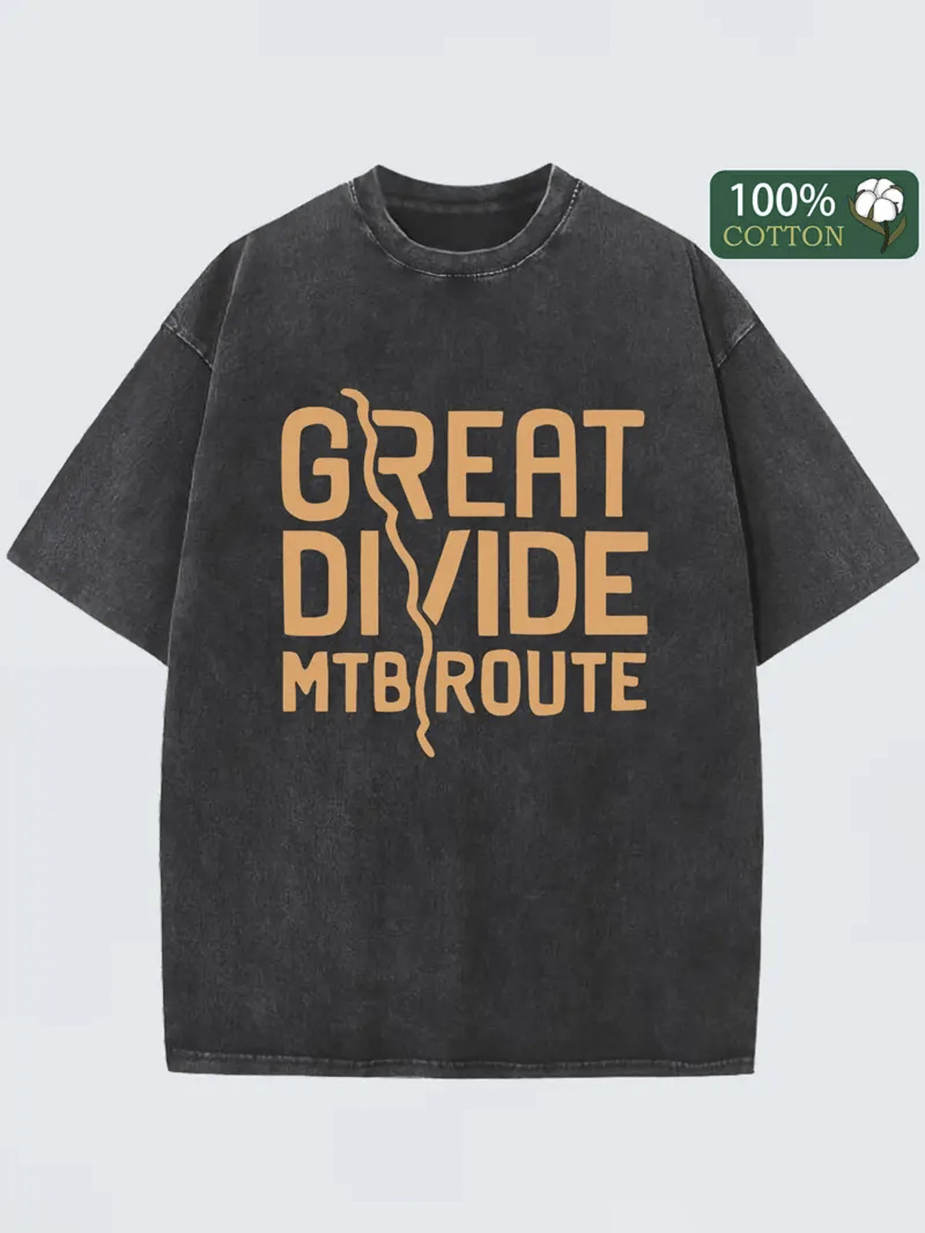 Mountain Biking Gifts - T-shirt met print van Great Divide