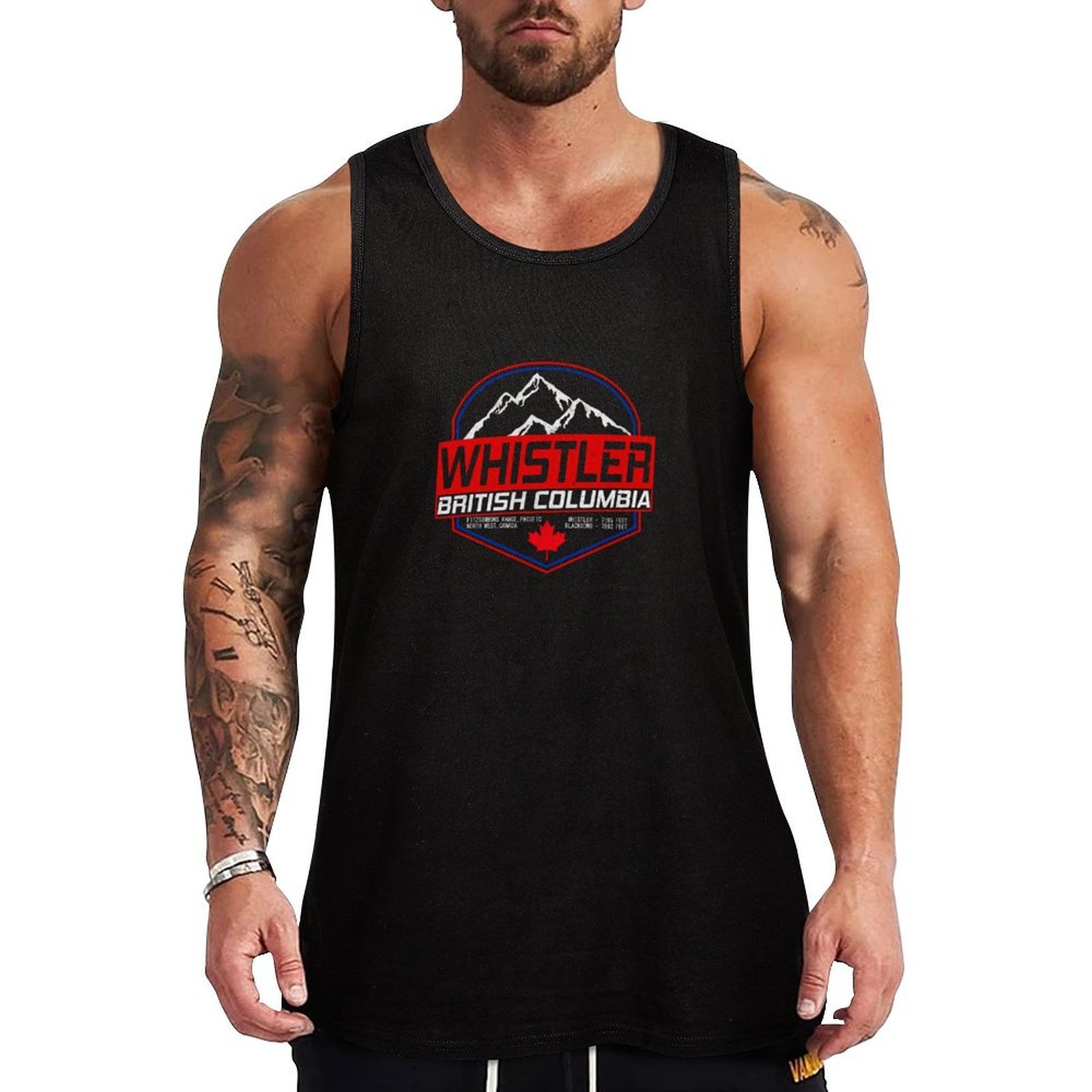Mountain Biking Whistler - Retro Ski Whistler B.C Canada Ski-