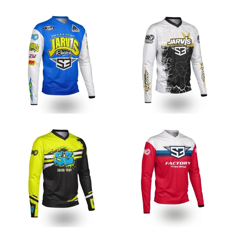 Mountain Biking Downhill - S3 Parts Enduro Long Sleeve Jersey