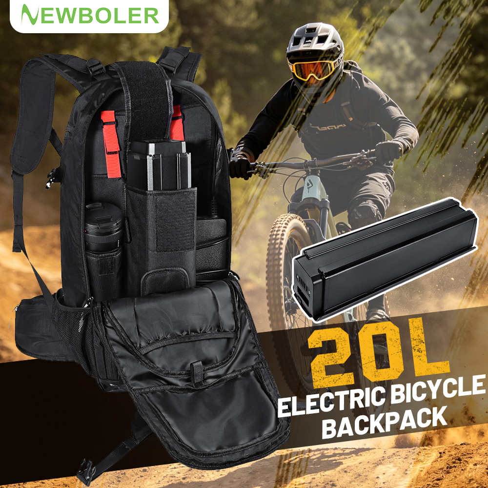Mountain Biking Rucksack - Fietsrugzak E-bike accutas E-Mountainbiken Elektrische fietsaccessoire