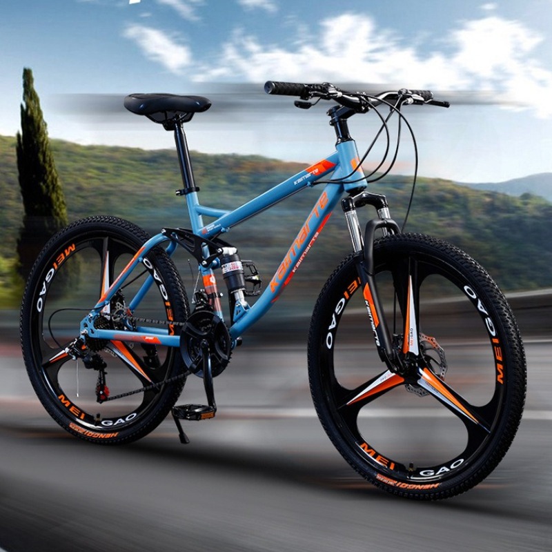 Mountain Biking Downhill - 26 inch mountainbike downhill dual shock