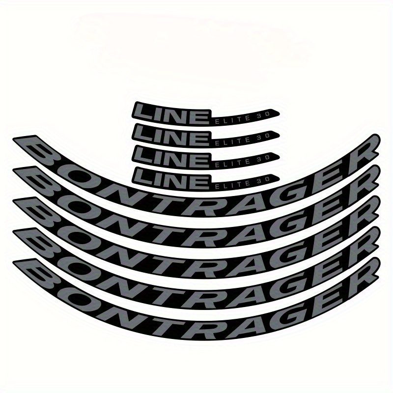 Mountain Biking Helmet - 9 Stuks 2D Helm Stickers Bontrager