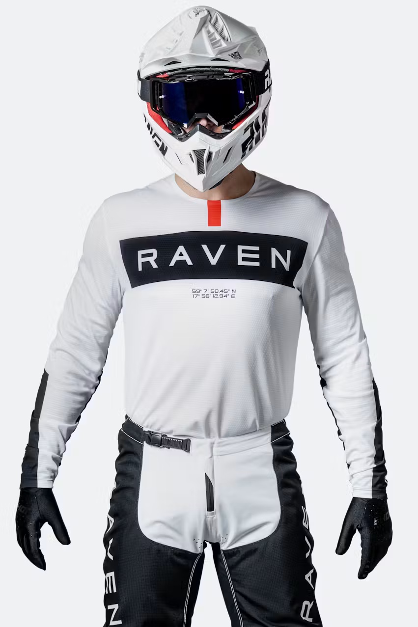 Mountain Biking Downhill - Heren Raven Jersey DH motorfietsjersey Motocross
