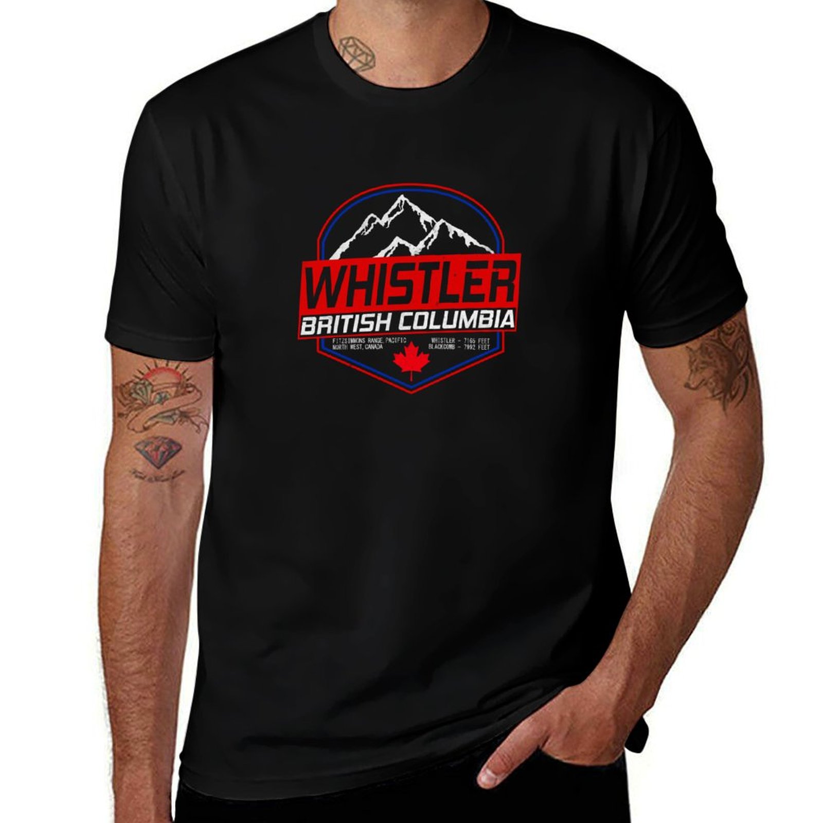 Mountain Biking Whistler - Retro Ski Whistler BC Canada Ski-