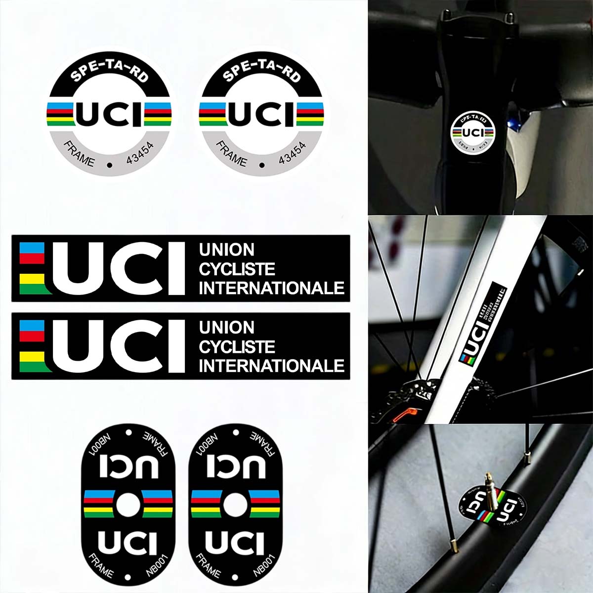 UCI Fietsframe Stickers Duurza - Mountain Biking Helmet recensie en prijs