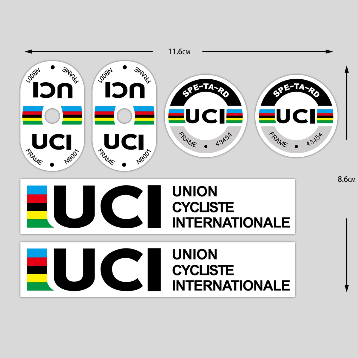UCI Fietsframe Stickers Duurza - Mountain Biking Helmet recensie en prijs