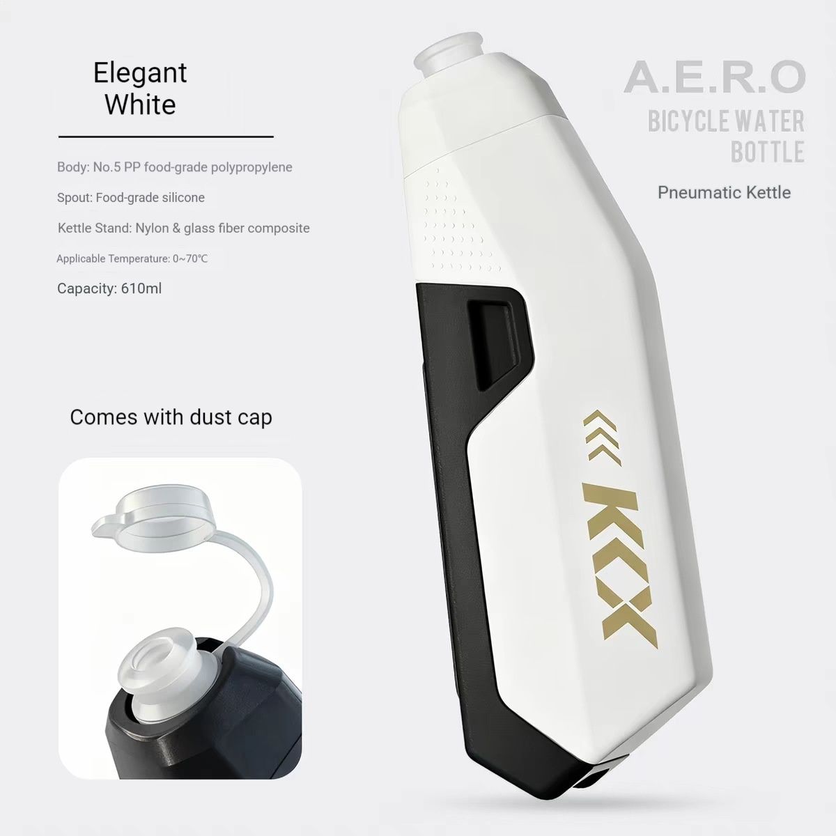 610ML Grote Capaciteit Aerodyn - Mountain Biking Water Bottle recensie en prijs