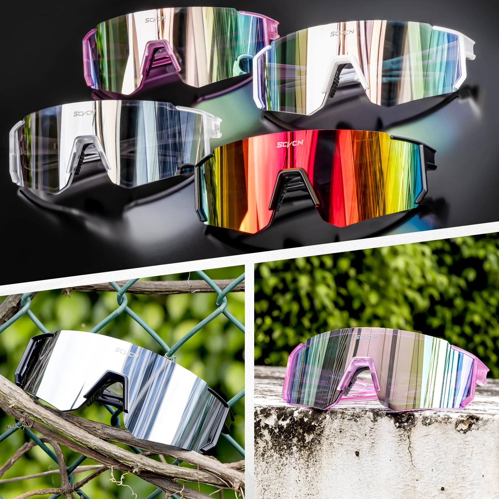 SCVCN Nieuwe Meekleurende Fiet - Mountain Biking Glasses recensie en prijs