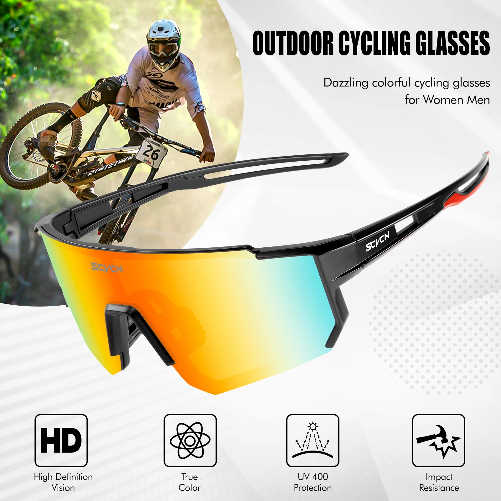 SCVCN Nieuwe Meekleurende Fiet - Mountain Biking Glasses recensie en prijs