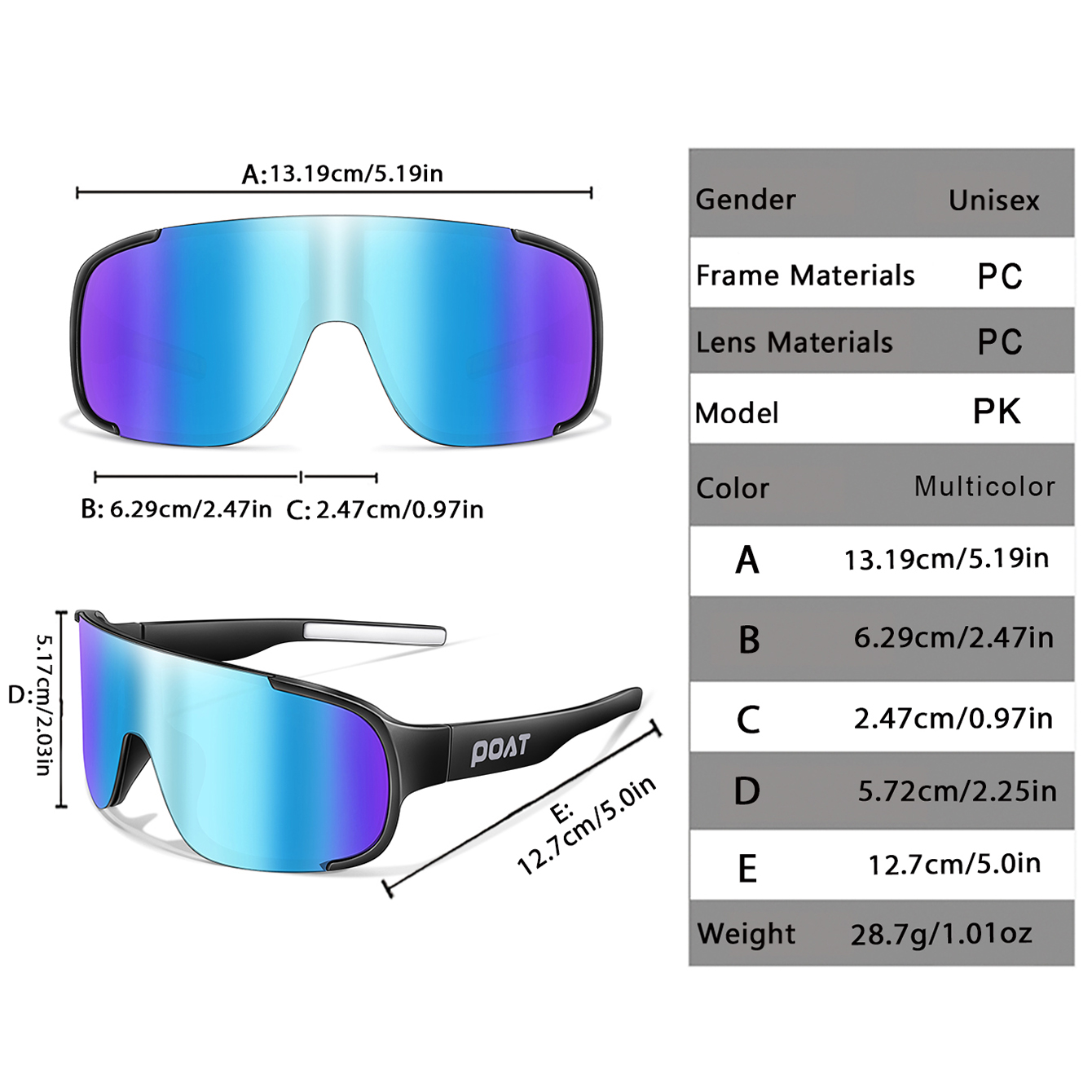 POAT UV400 fietszonnebril here - Mountain Biking Glasses recensie en prijs