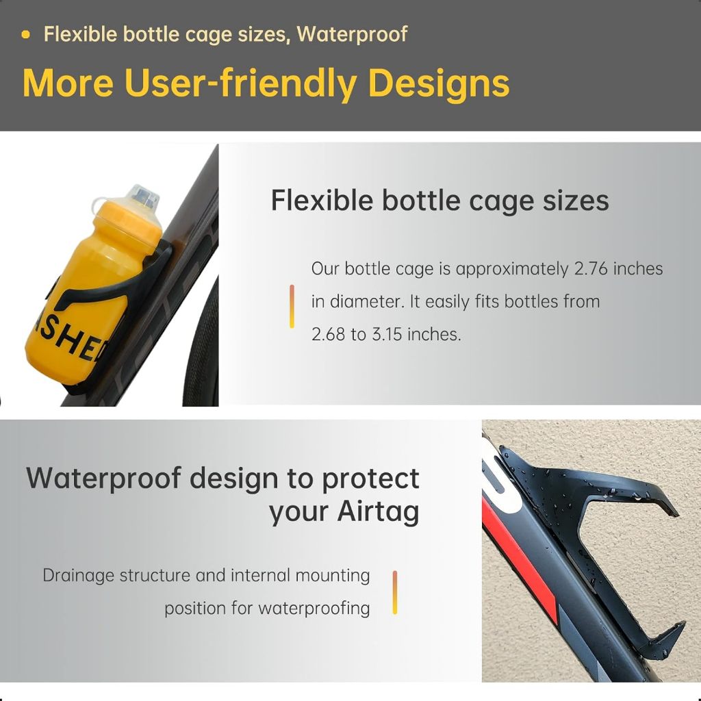 Airtag Bike Mount Verborgen op - Mountain Biking Water Bottle recensie en prijs