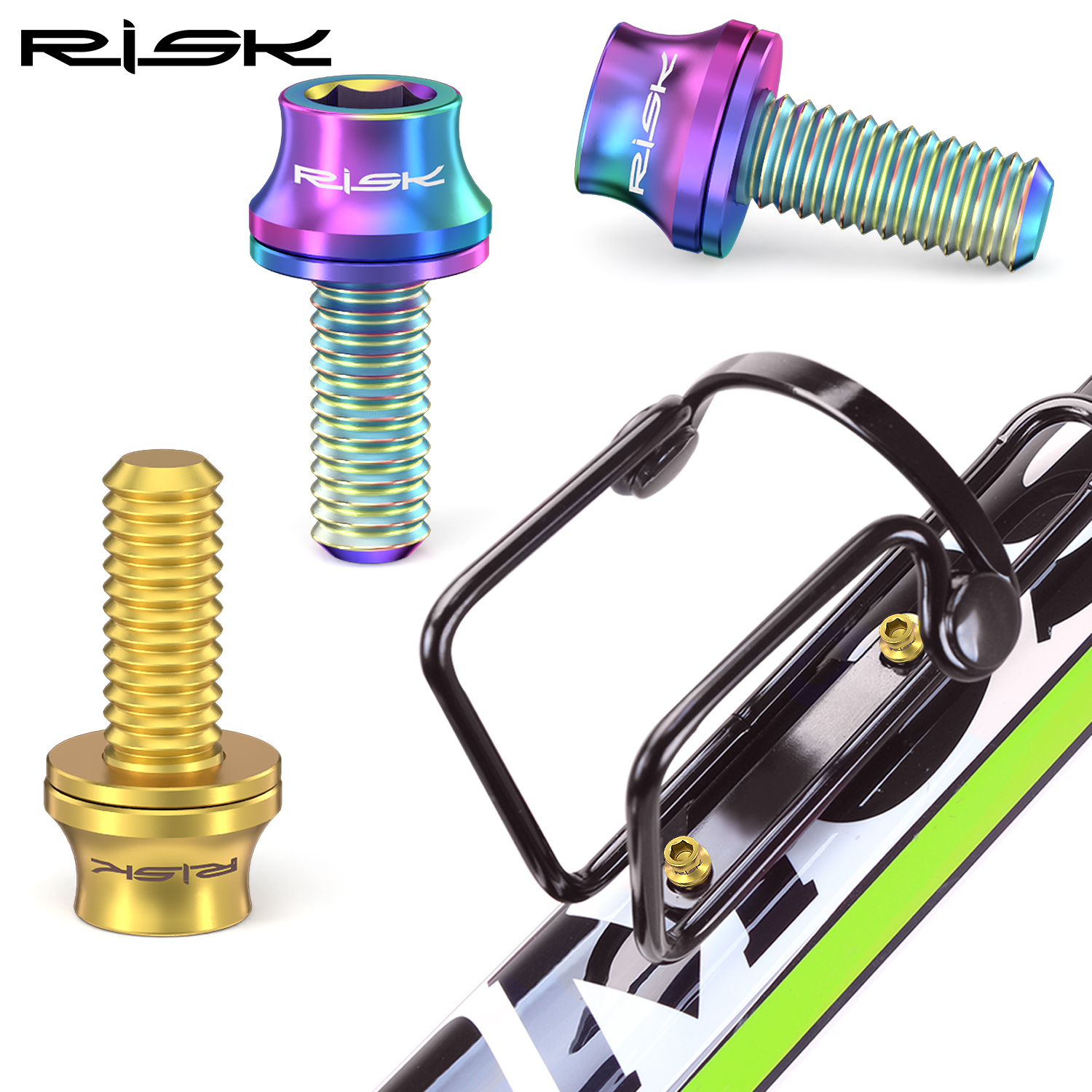 Risico M5x12mm Fiets Bidonhoud - Mountain Biking Water Bottle recensie en prijs