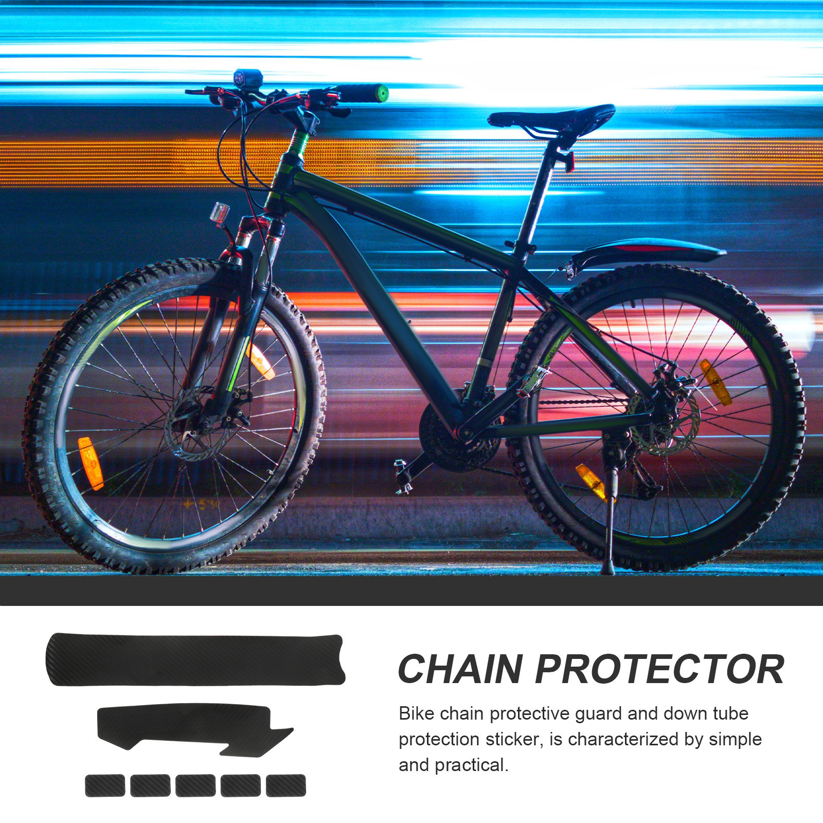 1Set Eenvoudig te installeren  - Chainstay Protector Wrap recensie en prijs