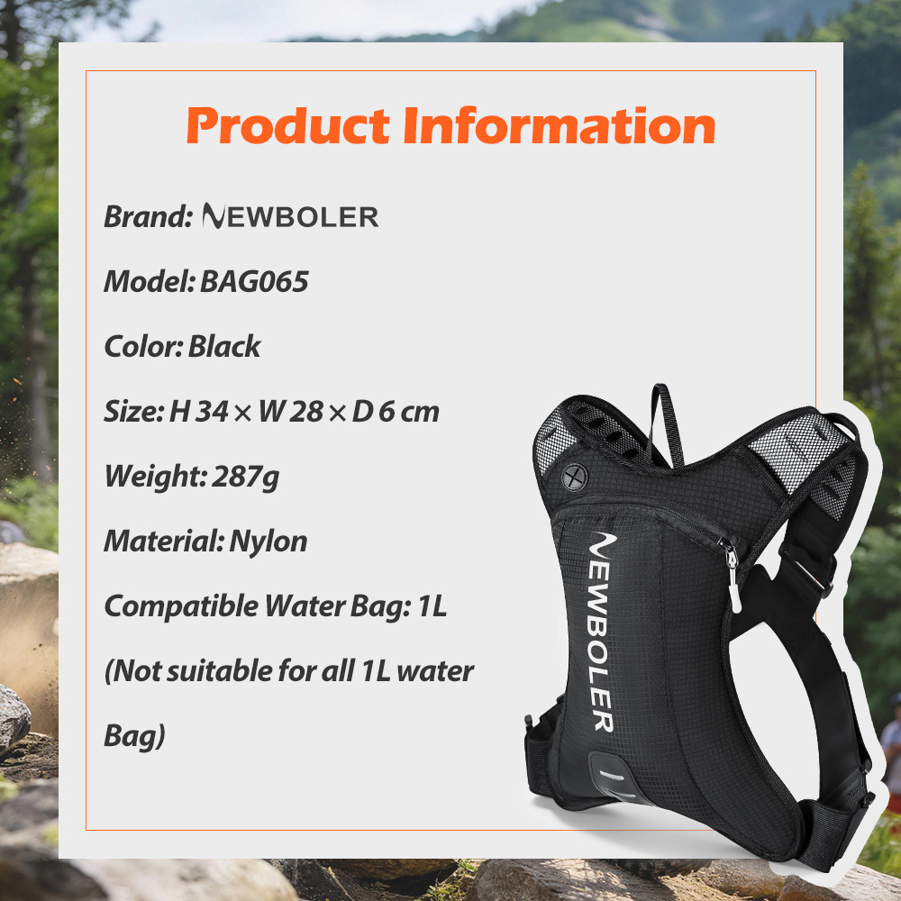 NEWBOLER 5L motorfiets fietsen - Mountain Biking Hydration Pack recensie en prijs
