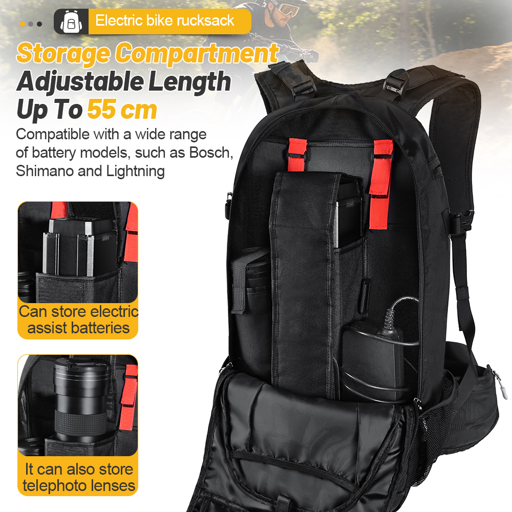Fietsrugzak E-bike accutas E-M - Mountain Biking Rucksack recensie en prijs