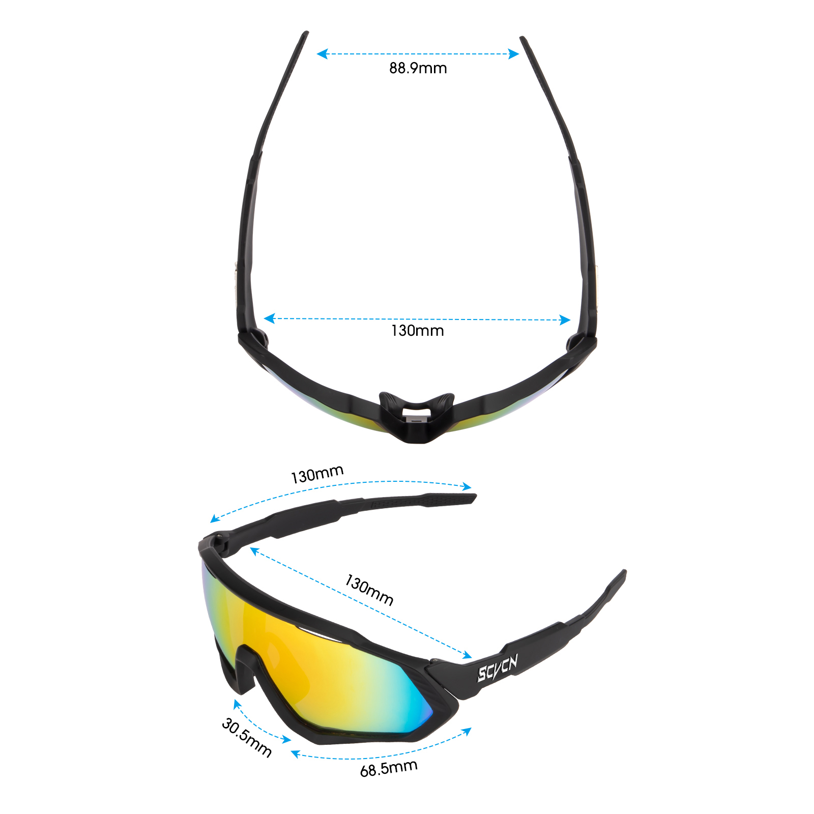 SCVCN Fietsbril Mannen MTB Fie - Mountain Biking Glasses recensie en prijs