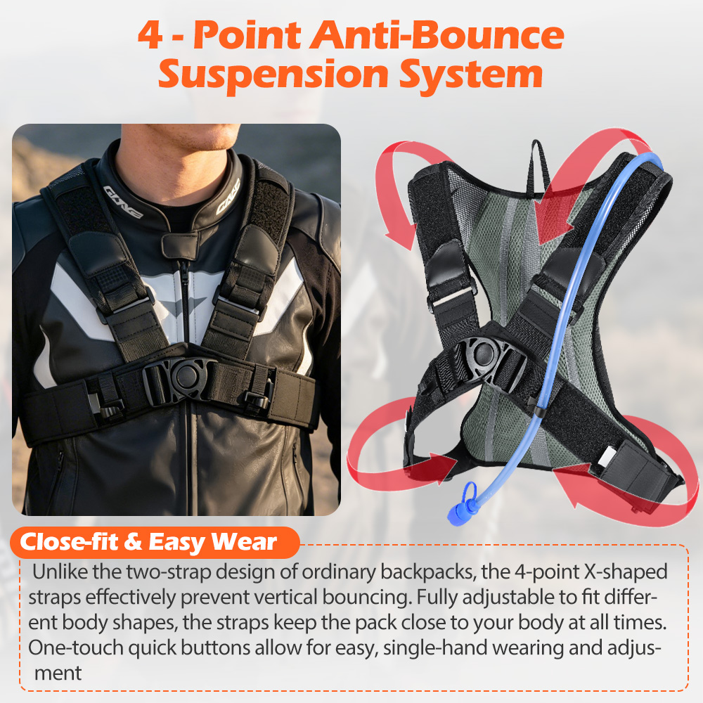 NEWBOLER 5L motorfiets fietsen - Mountain Biking Hydration Pack recensie en prijs