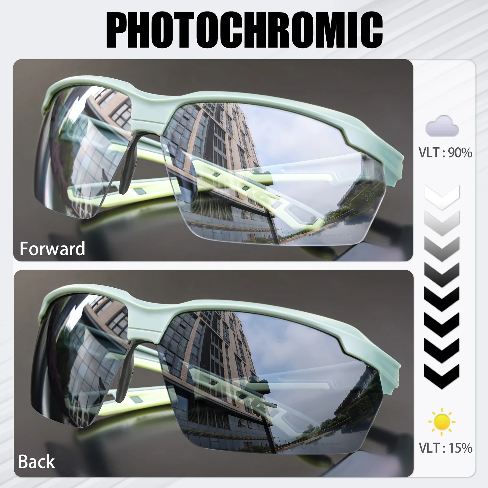 SCVCN Meekleurende fietszonneb - Mountain Biking Glasses recensie en prijs